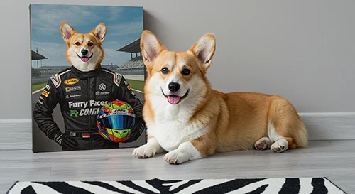 客户评价 40 Egyptian king style custom pet portrait wall decor for akita dog